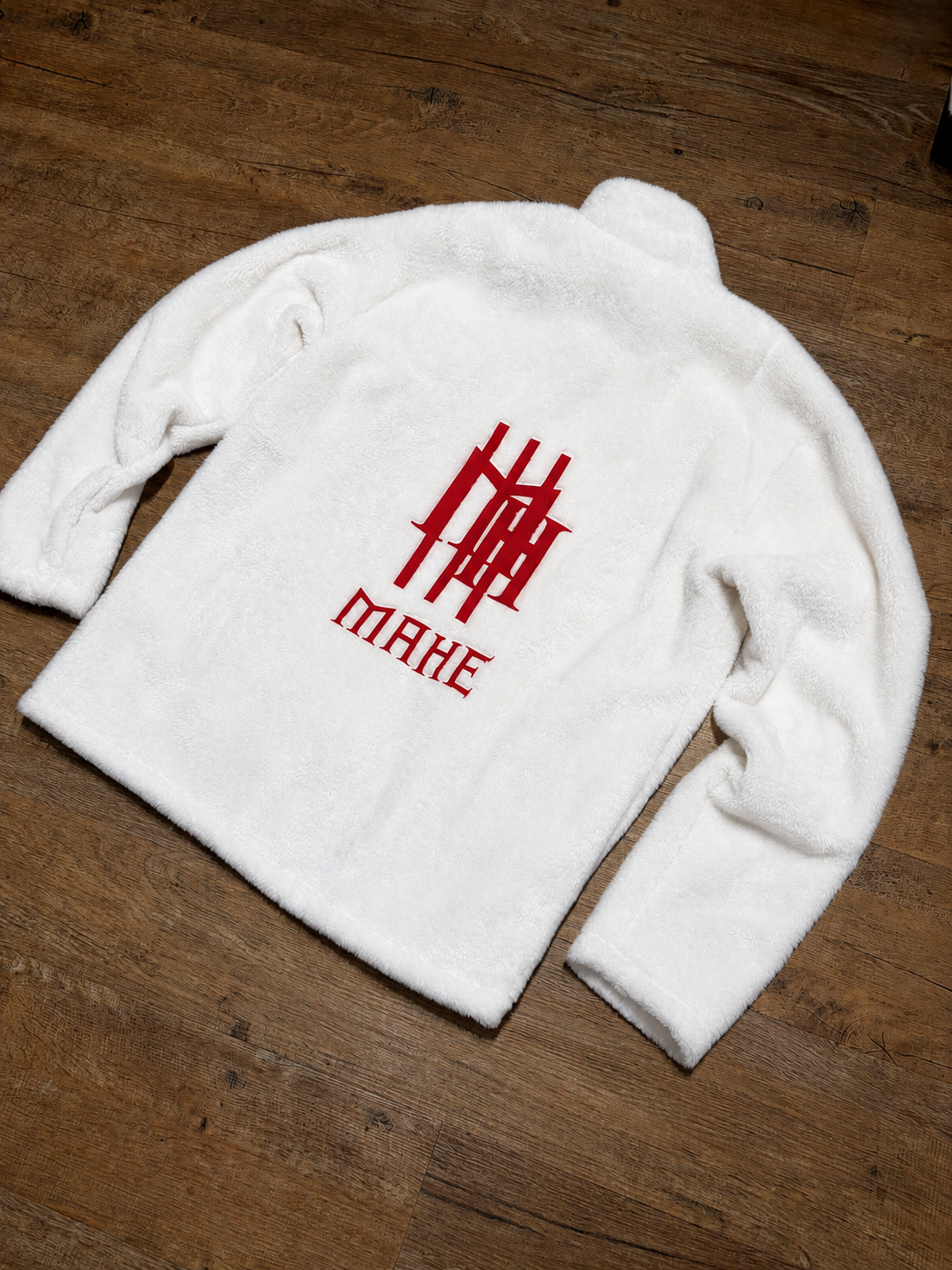 Casaco Mahe Bariloche White Red