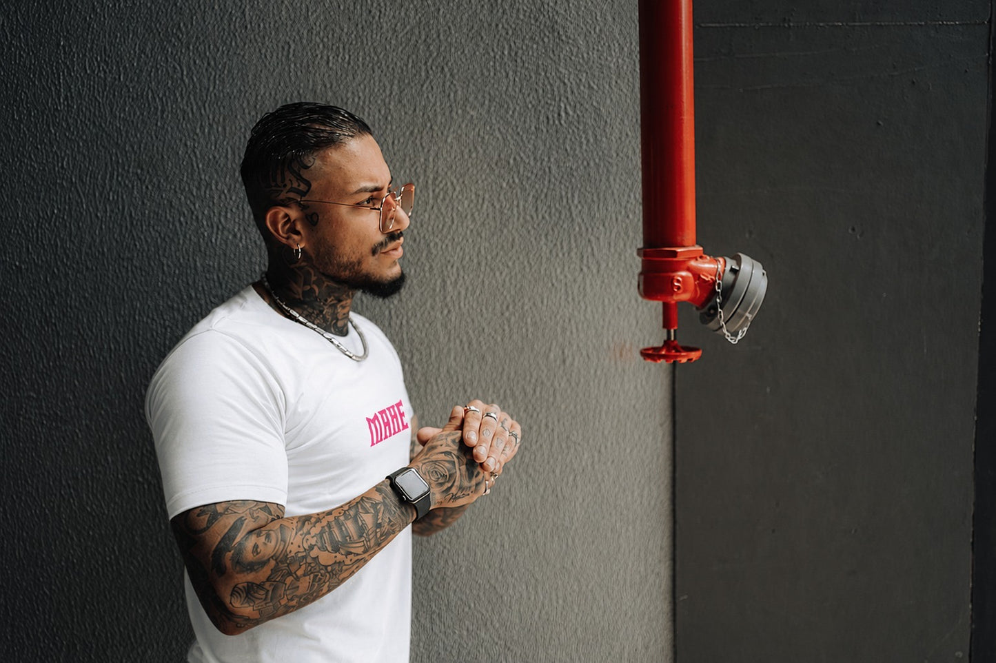 Camiseta Mahe White/Pink