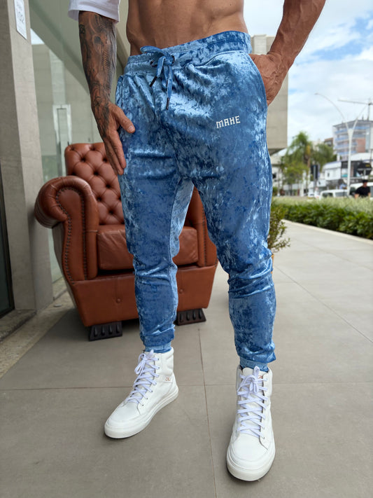 Calça Mahe Skinny Holografic Blue