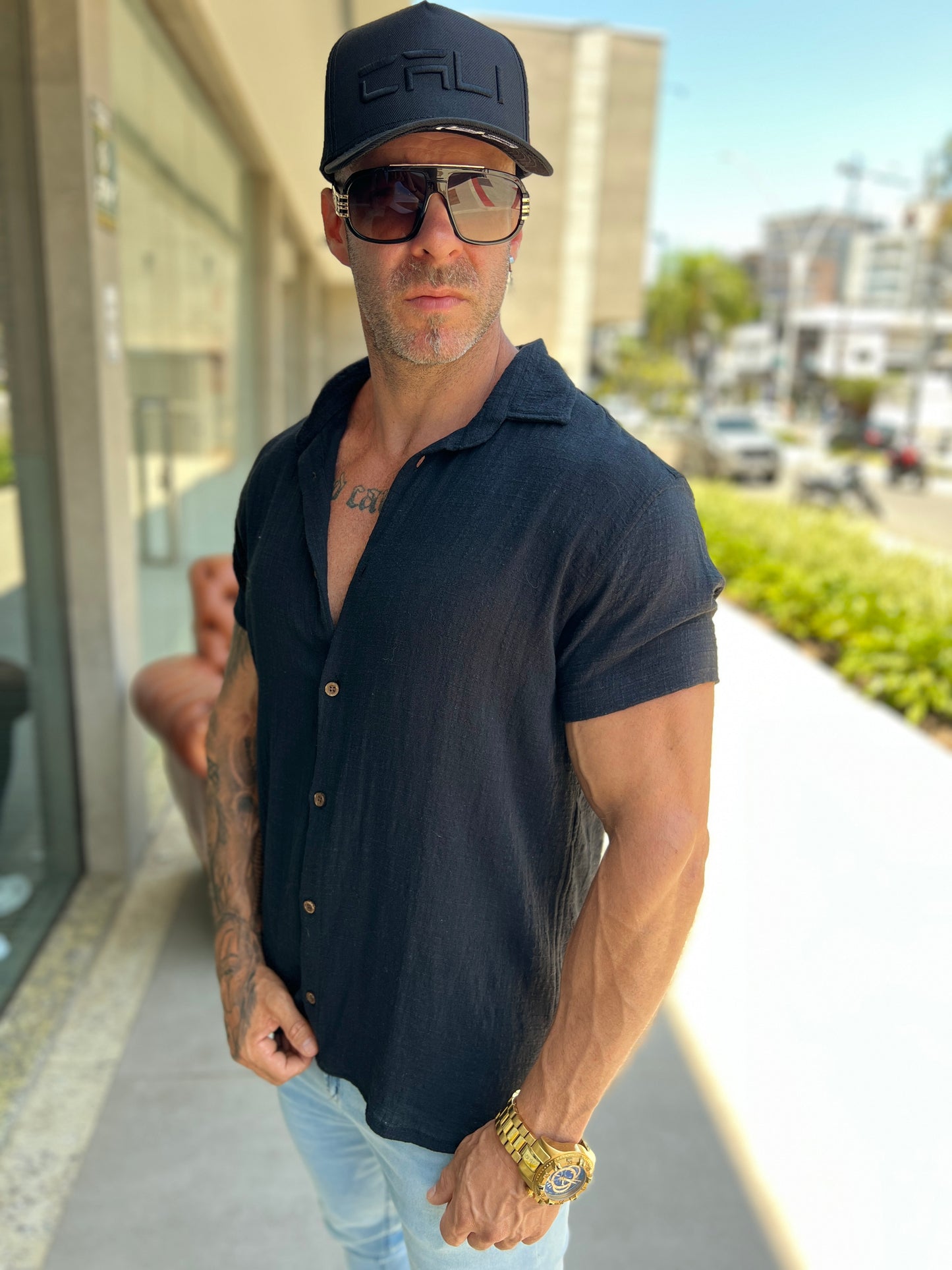 Camisa Rústica Black