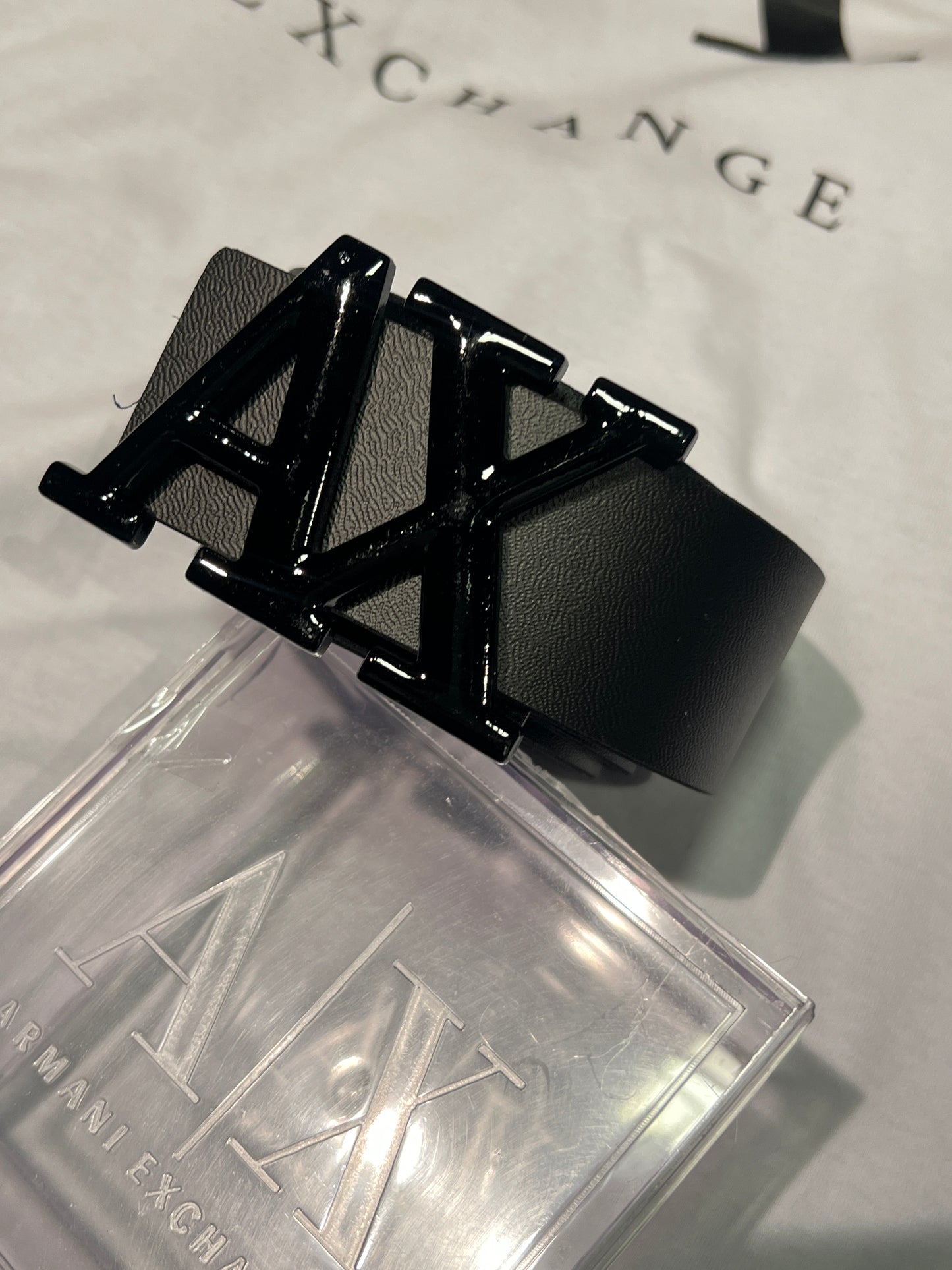 Cinto em Couro AX Black