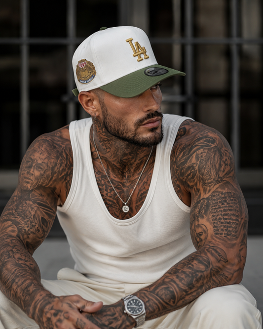 Boné New Era LA Eframe Gold Green