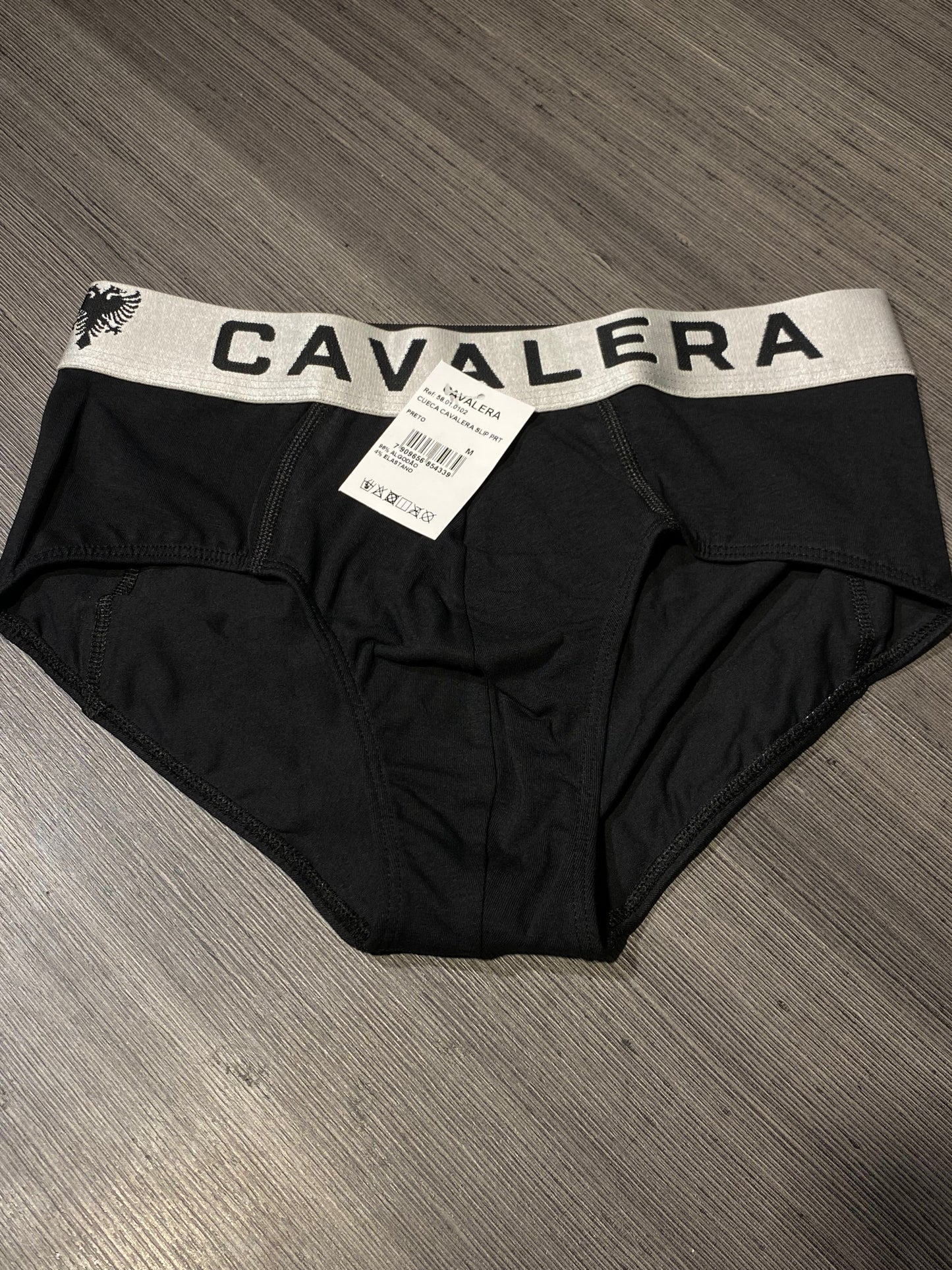 Cueca Cavalera Preta Slip Preta