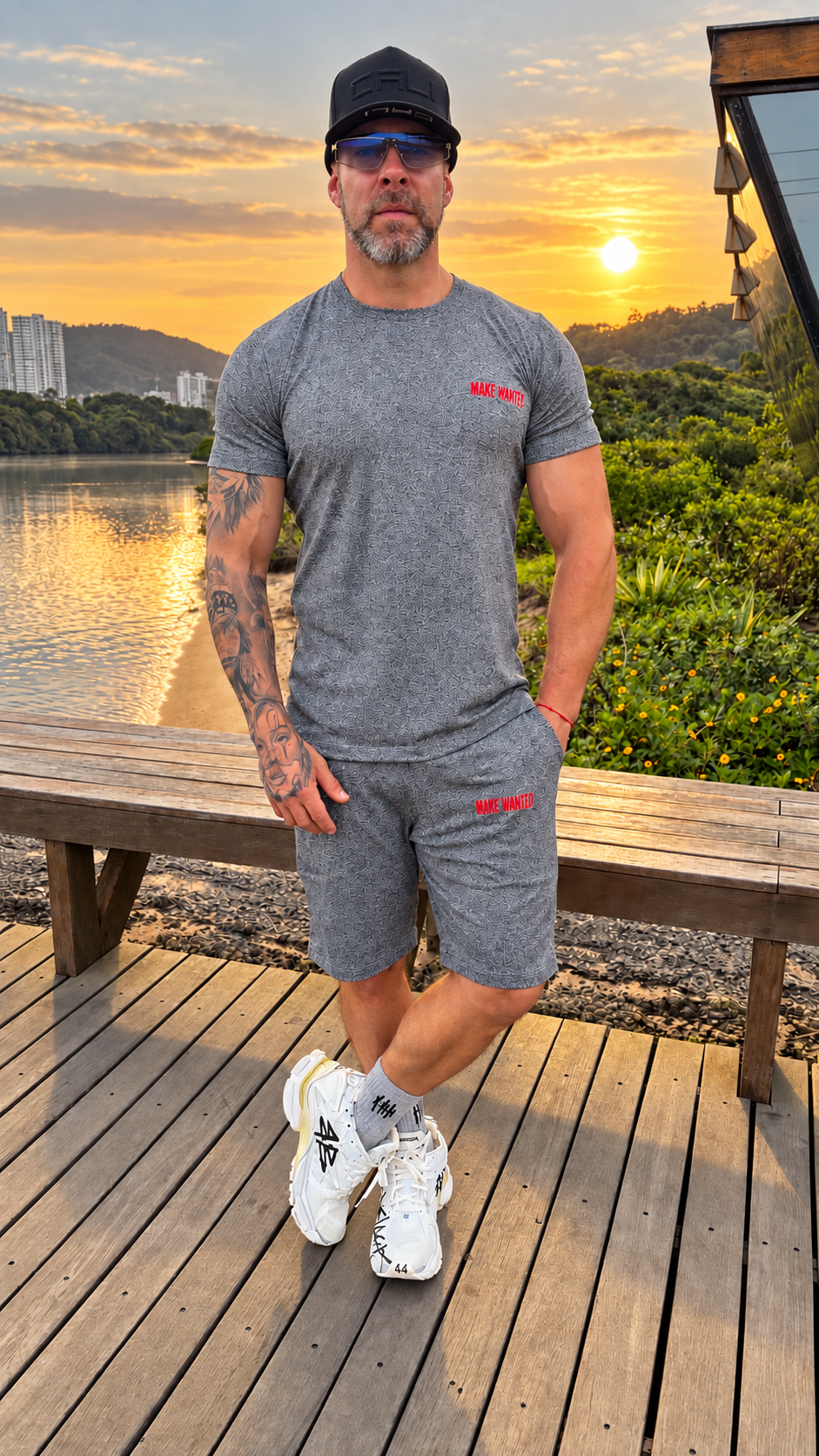 Conjunto Mahe Mescla Red