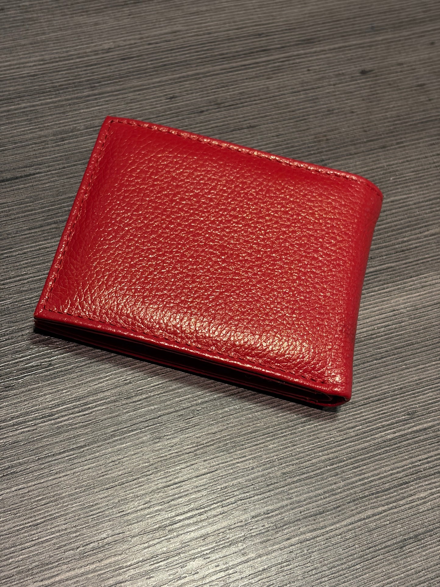 Carteira Red Logo em couro