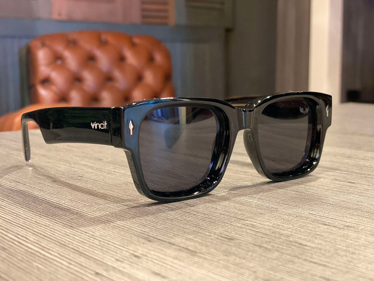 Óculos de Sol Wayfarer Preto