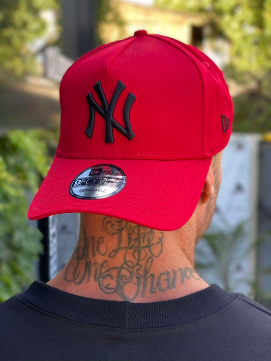 New Era NY Destroyer Red Cap 