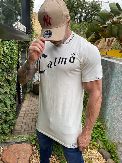 Camiseta Calmô Relevo White