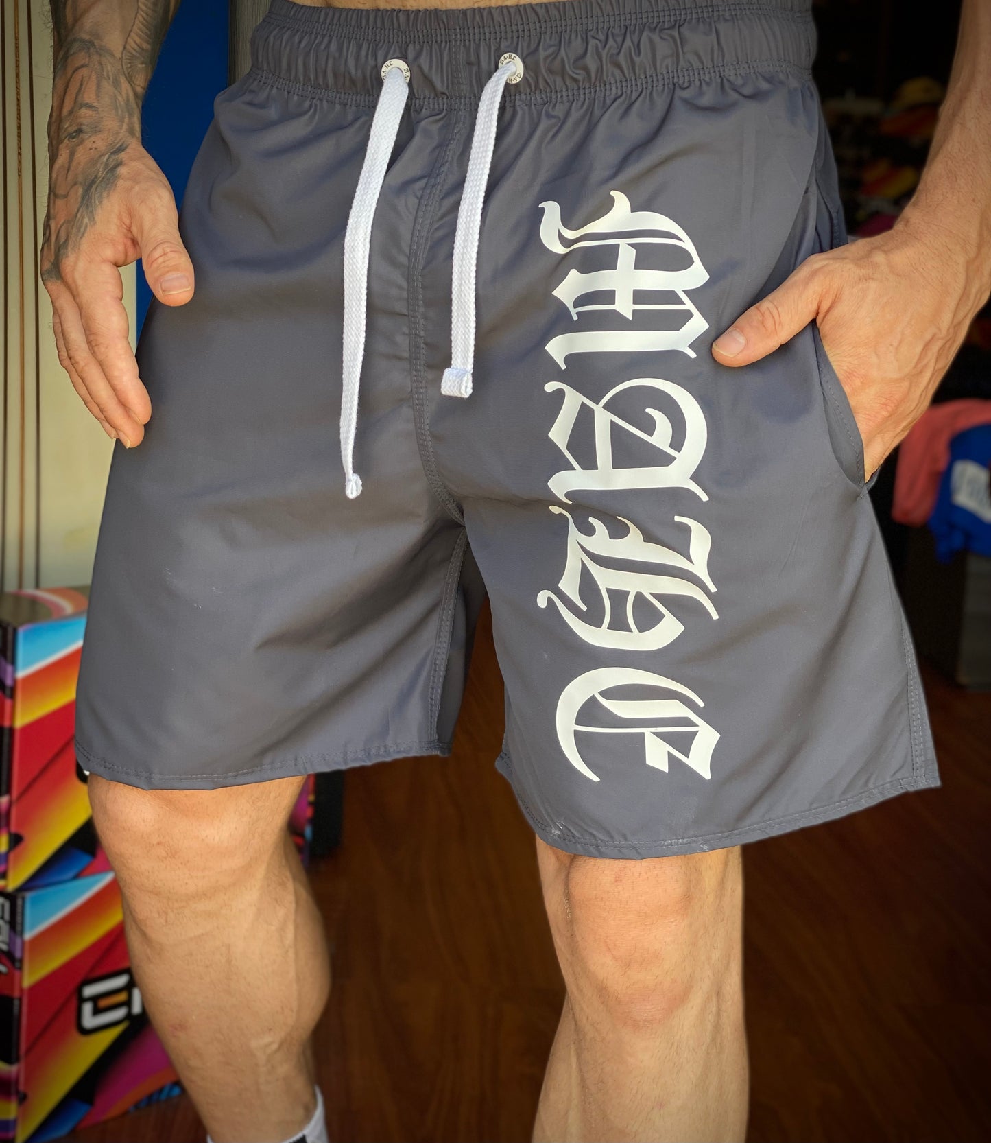 Shorts Mahe - Chumbo