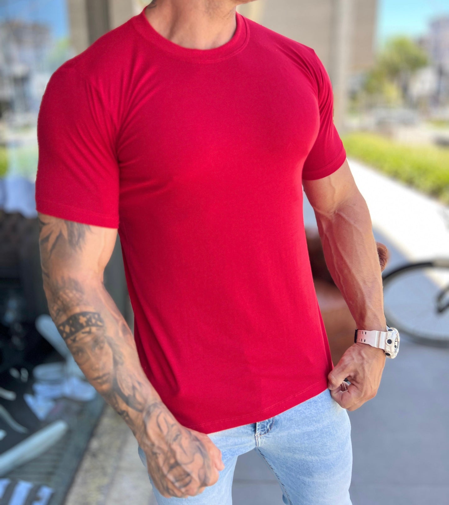 Camiseta Mahe Spray Red