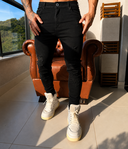 Calça Jeans Black Destroyer