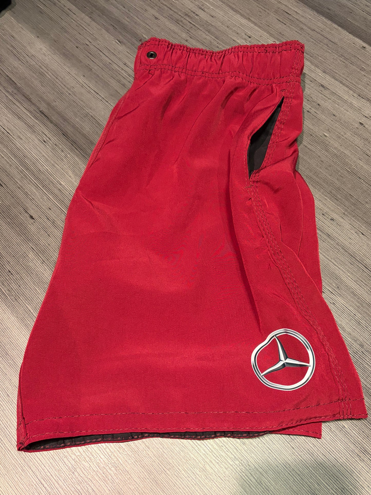 Shorts Praia AMG - Secagem rápida Red