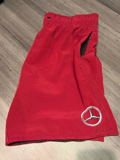 Shorts Praia AMG - Secagem rápida Red