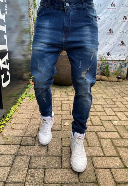 Calça Jeans Skinny Destroyer