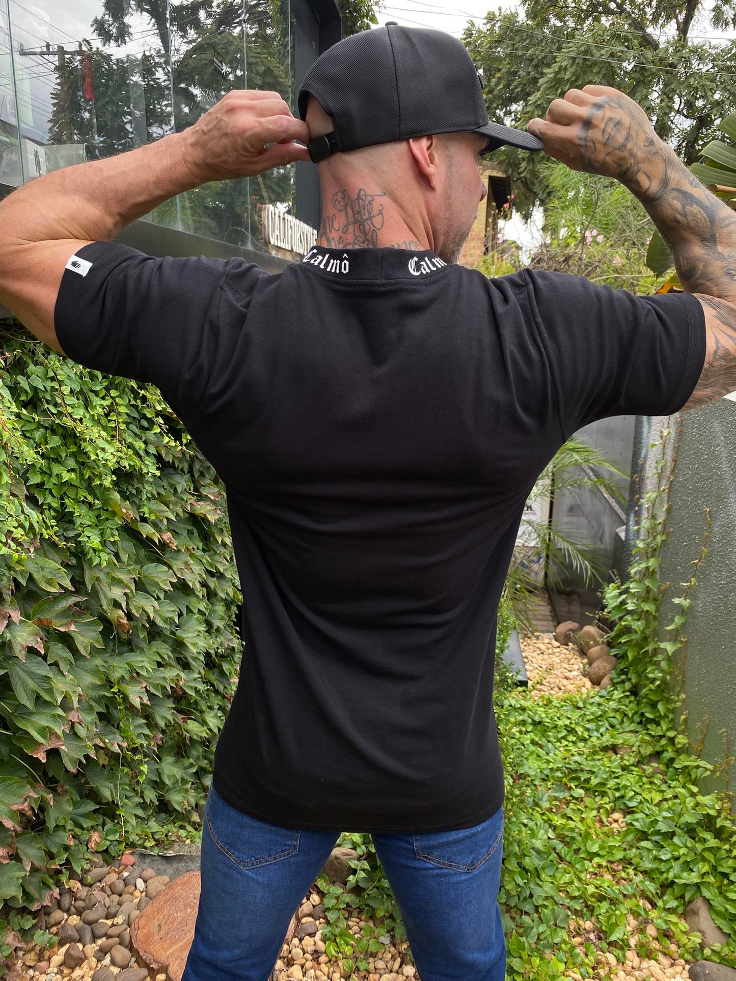 Camiseta Calmô Relevo Black