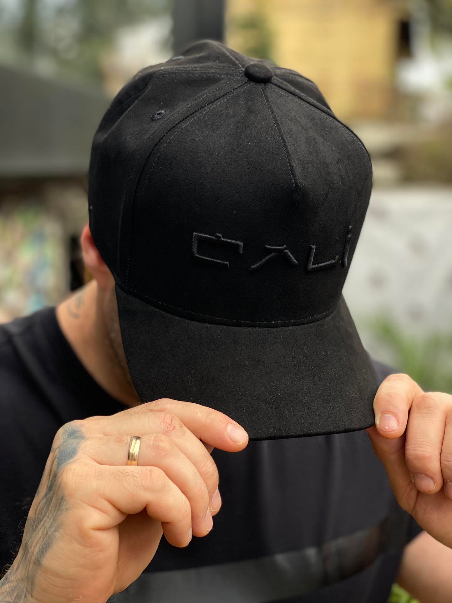 Boné Cali Suede Black