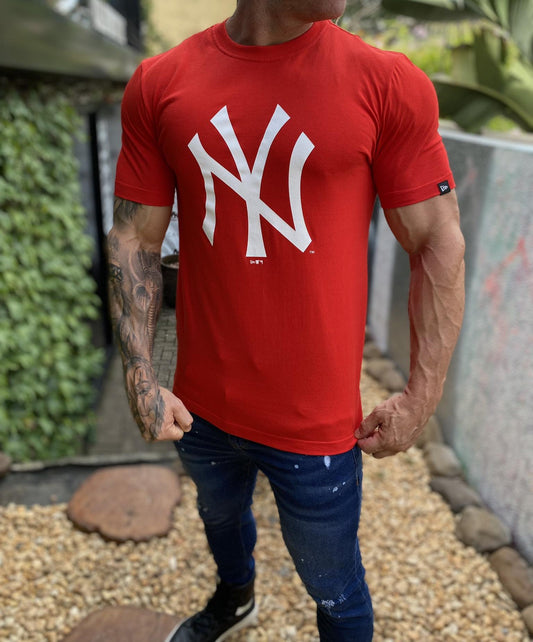 Camiseta Yankees Big Logo Red