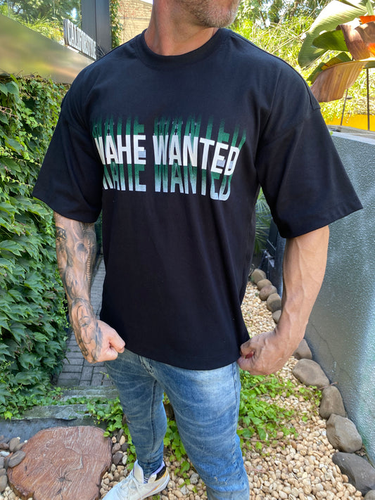 Camiseta Oversized Mahe Black Grenn