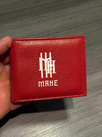 Carteira Red Logo em couro