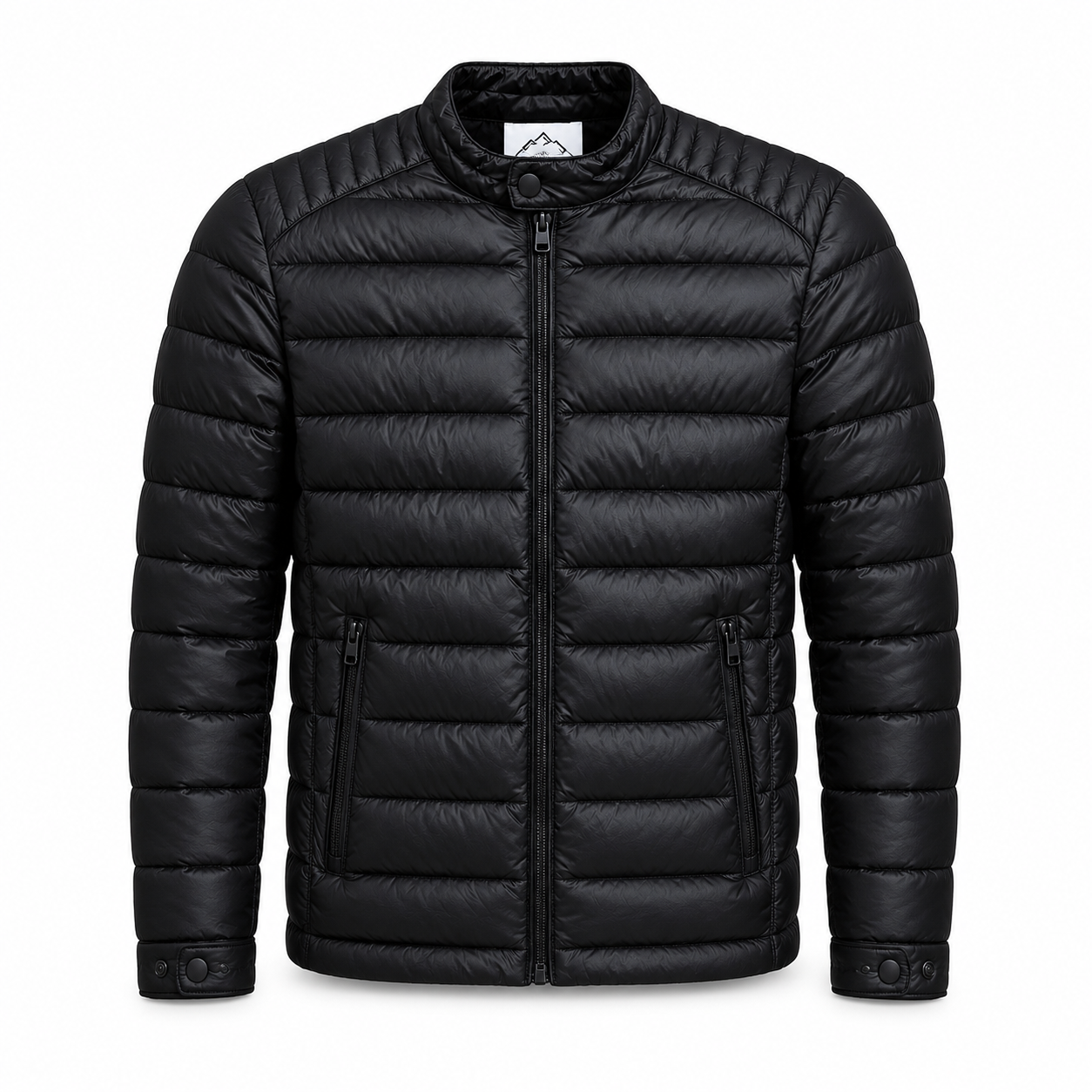 Jaqueta Tech Puffer Preta Forrada