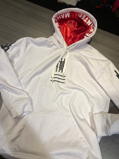 Moletom Canguru Mahe White Red