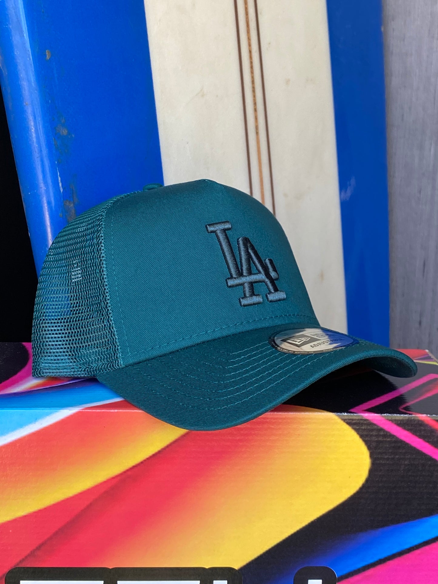 Boné New Era LA Eframe Truker Green
