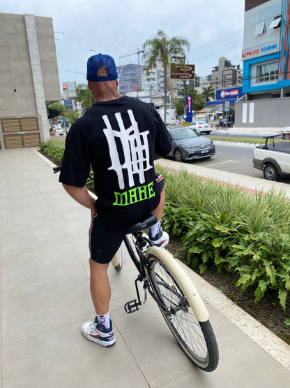 Camiseta Mahe Over Spray Paint White