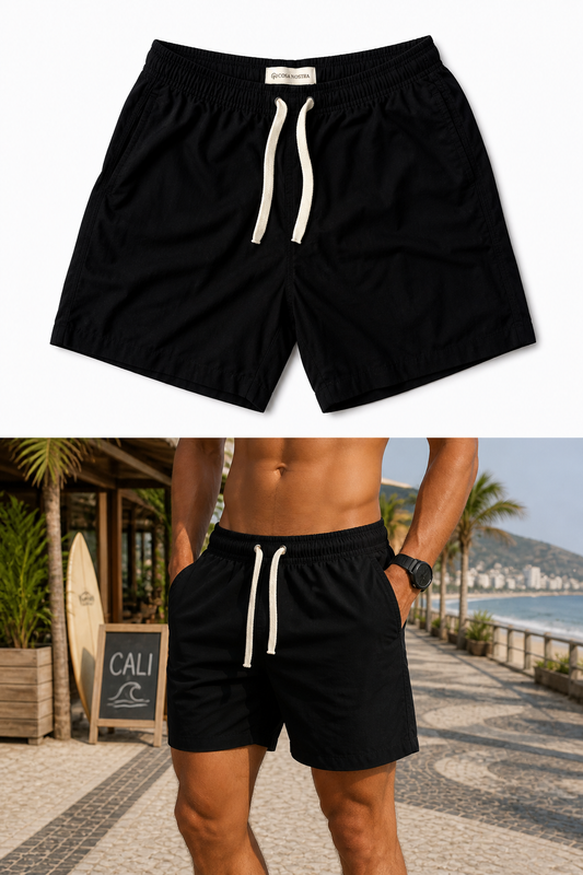 Short Mauricinho Linho Black Cosa Nostra