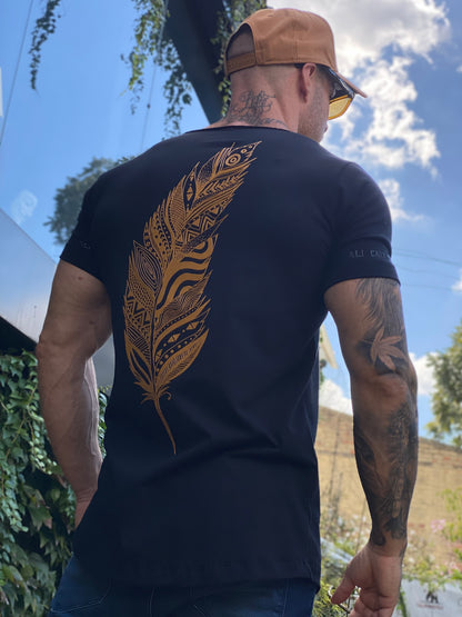 Camiseta Cali Feather Gold