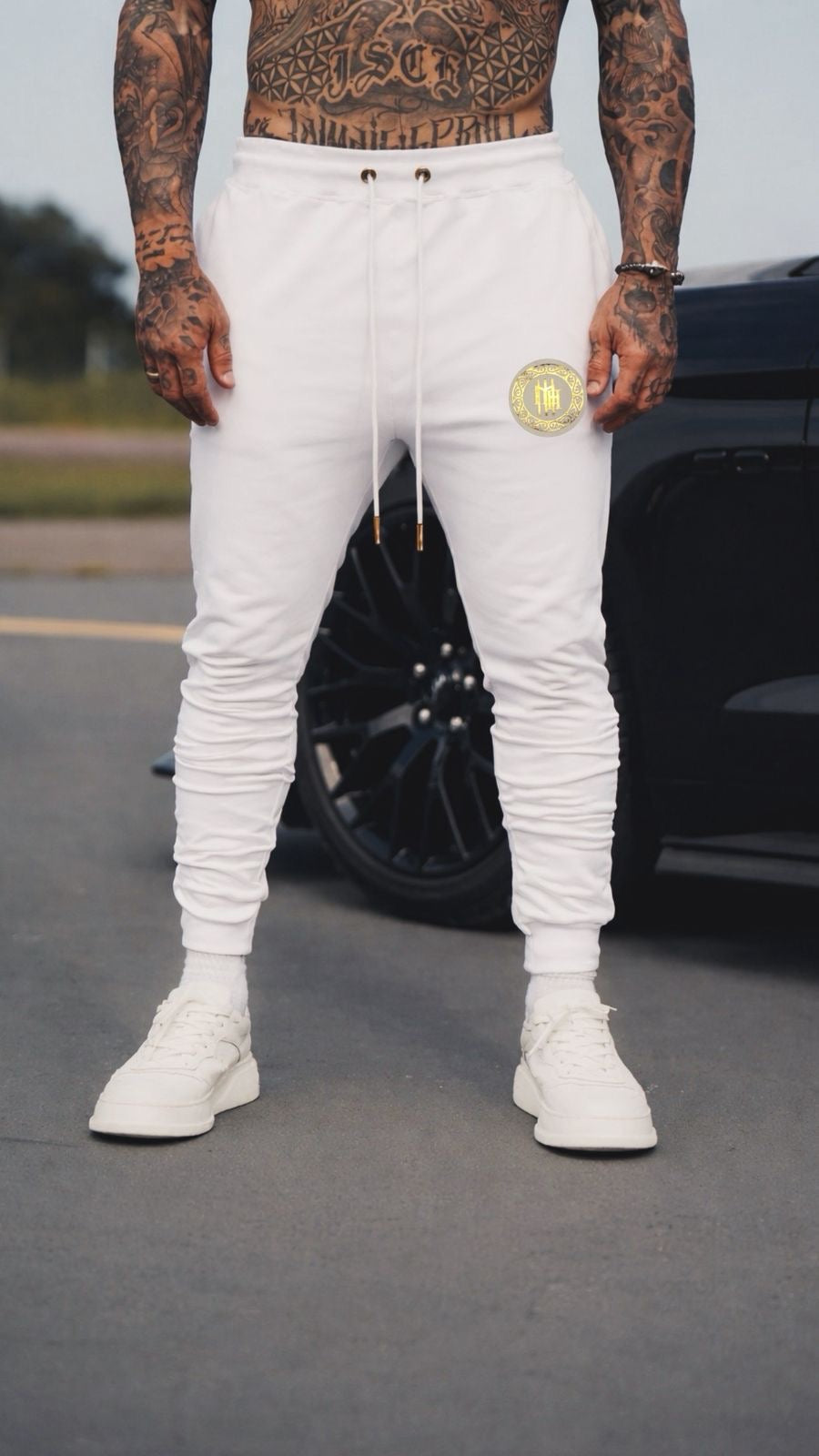 Calça Mahe Moletom White Gold