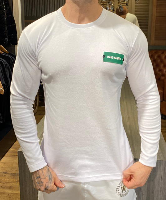 Camiseta Mahe Manga Longa Mônaco Branca