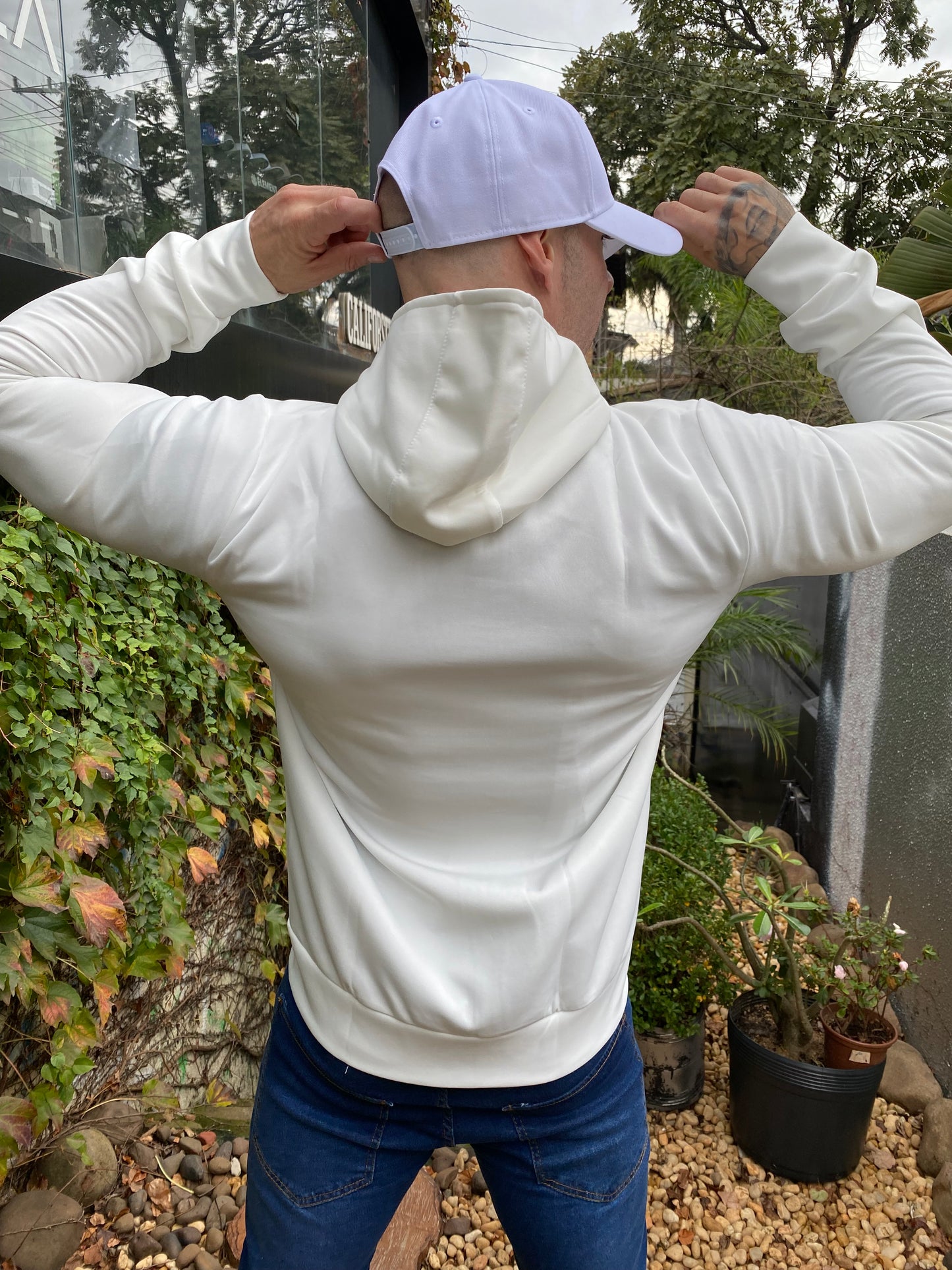 Jaqueta Neoprene Branca