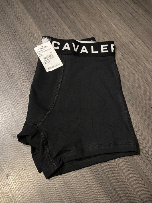 Cueca Cavalera Boxer Preto Logo