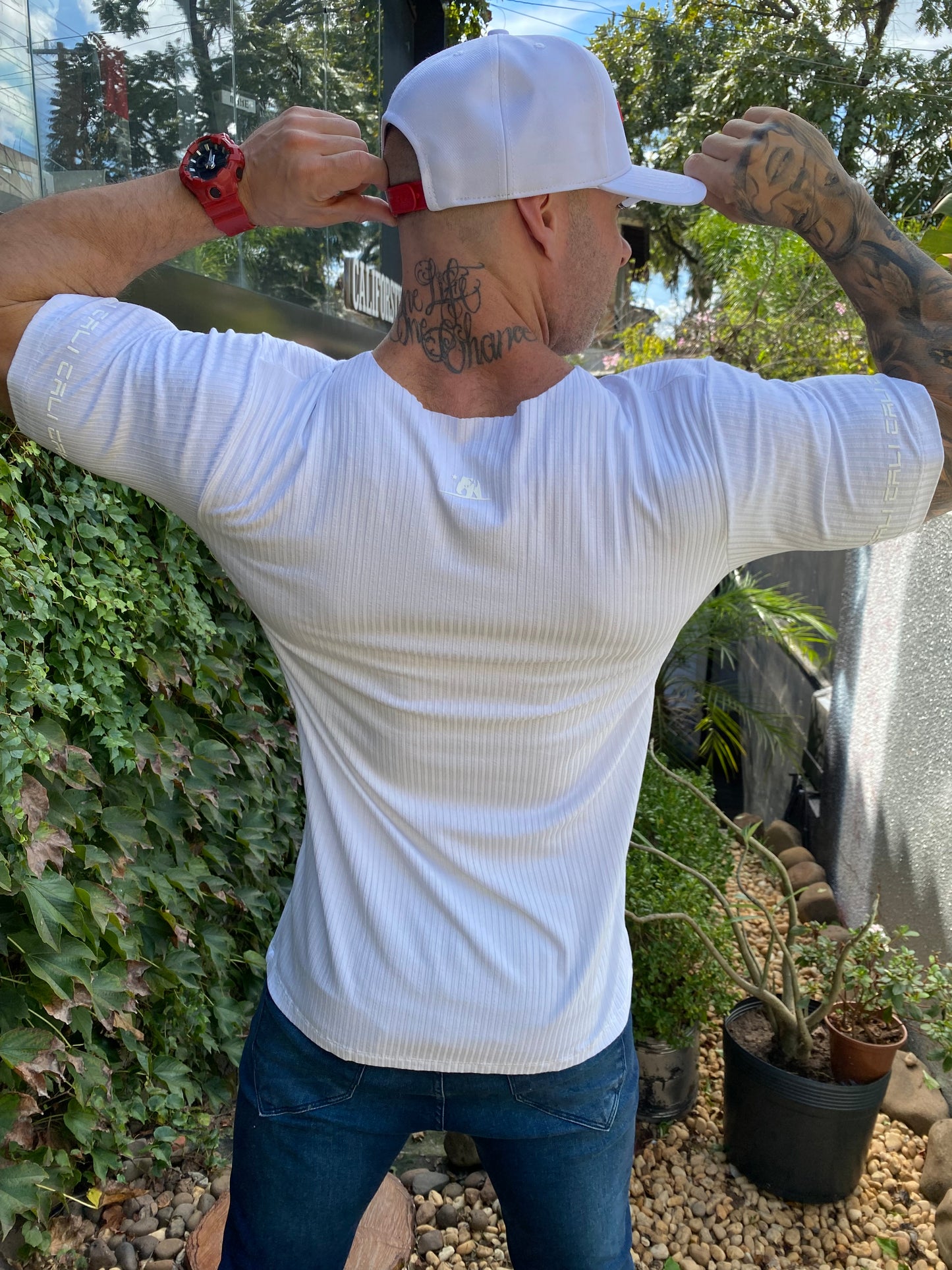 Camiseta Cali Canelada All White