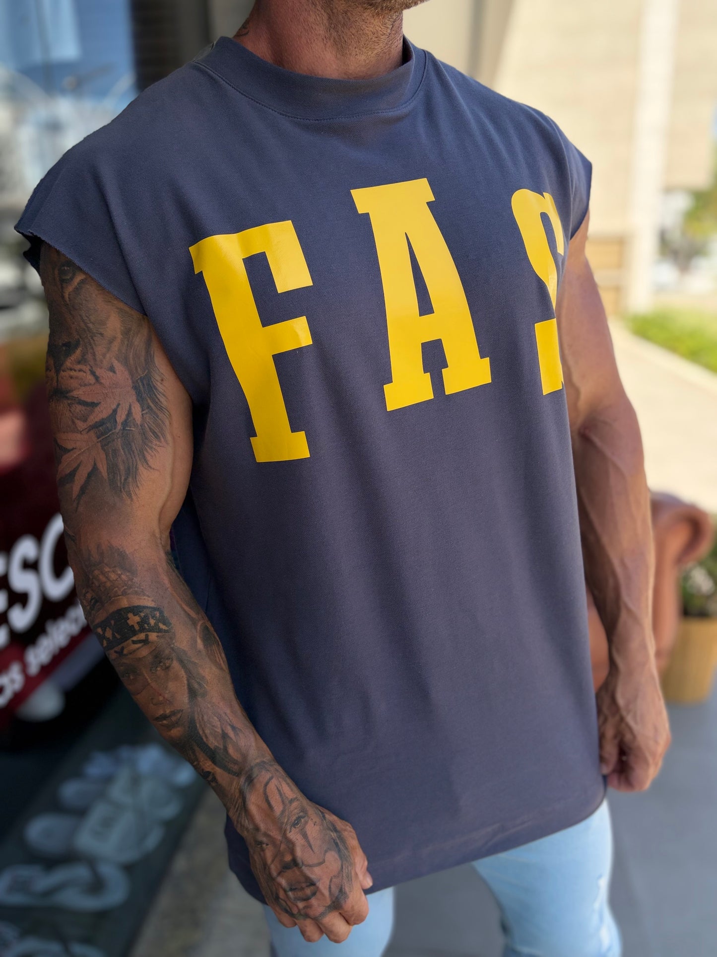 Regata Ghost FAS Grey/Yellow Machão