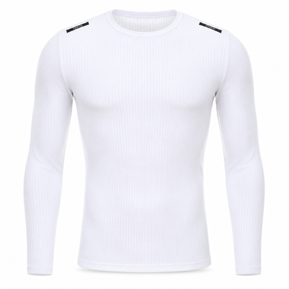 Camiseta Canelada Longa White