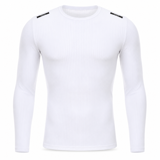 Camiseta Canelada Longa White