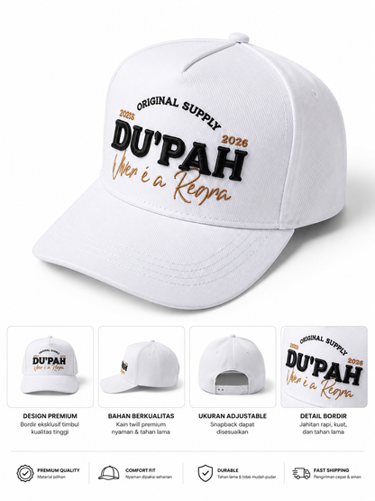 Boné Dupah Aba curva White Snapback