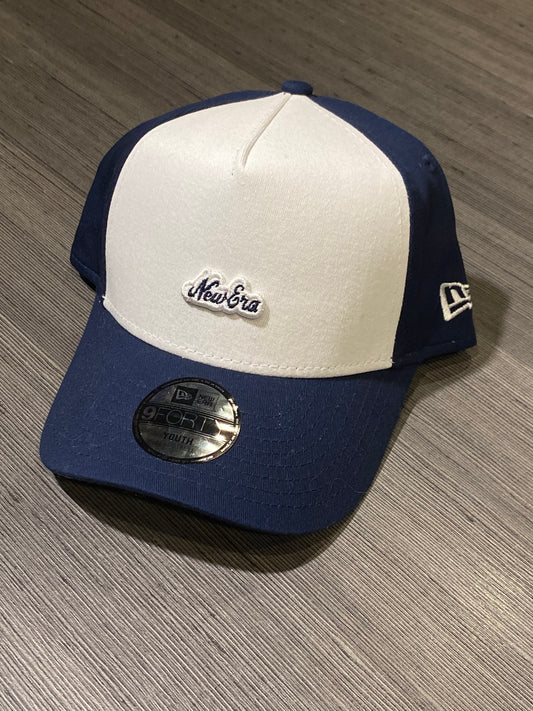 Boné New Era Infantil Azul Marinho/ Branco
