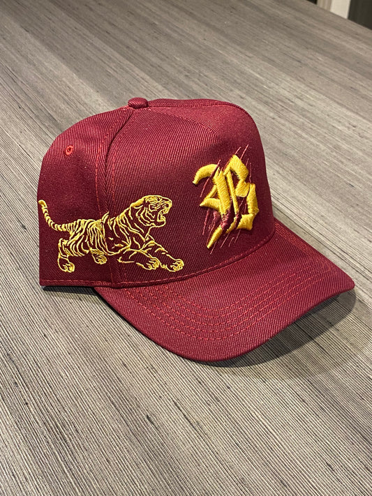 Boné Snapback BLCK Trigre Asiático Wine