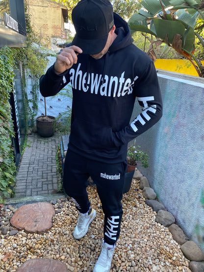 Conjunto Moletom Mahe Black White