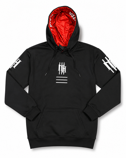 Moletom Canguru Mahe Black Red - LANÇAMENTO EXCLUSIVO
