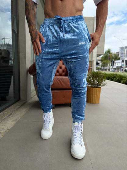 Calça Mahe Skinny Holografic Blue