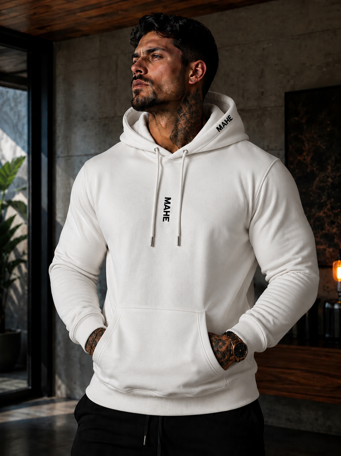 Moletom Mahe Essential Hoodie White