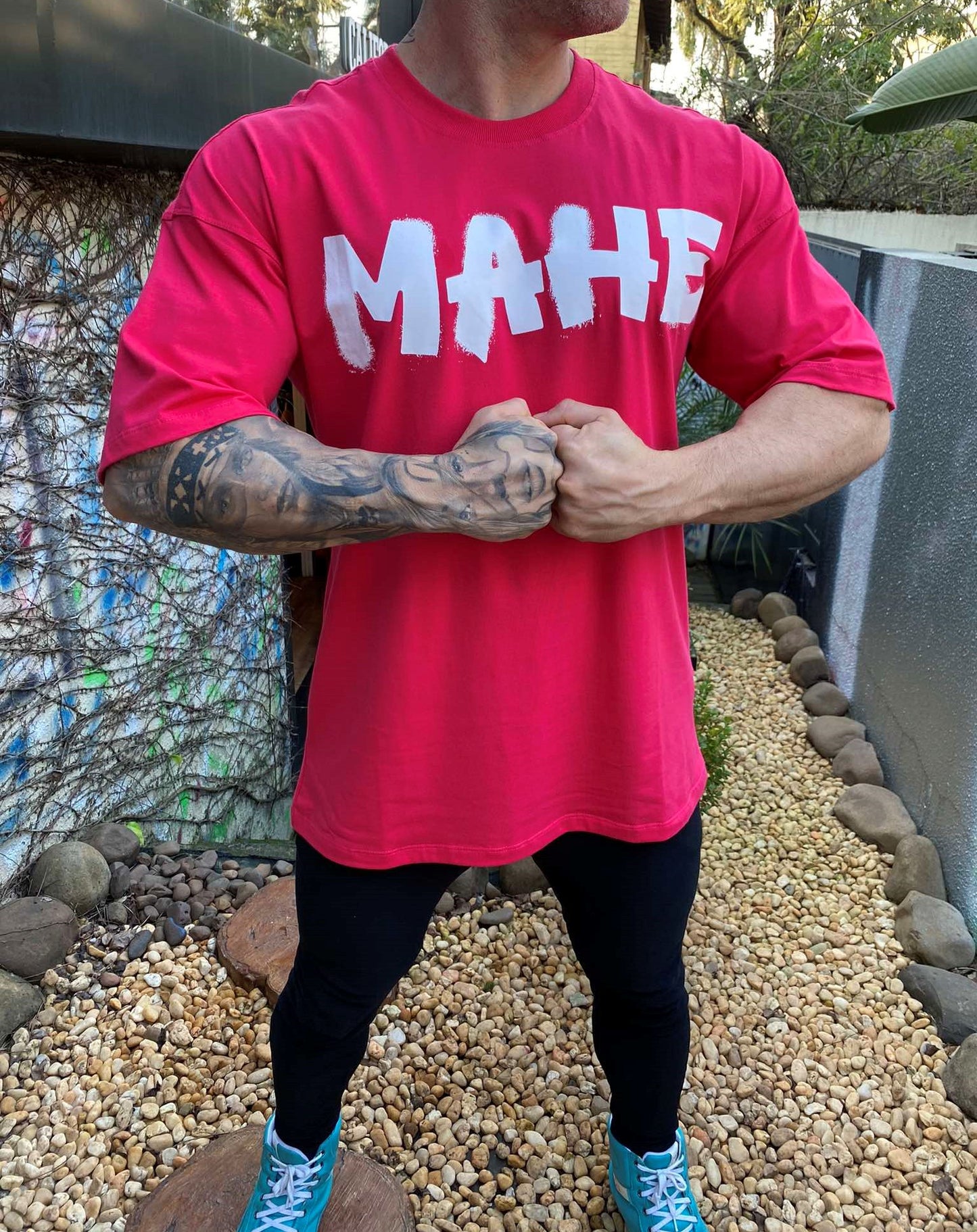 Camiseta Mahe Oversized Spray