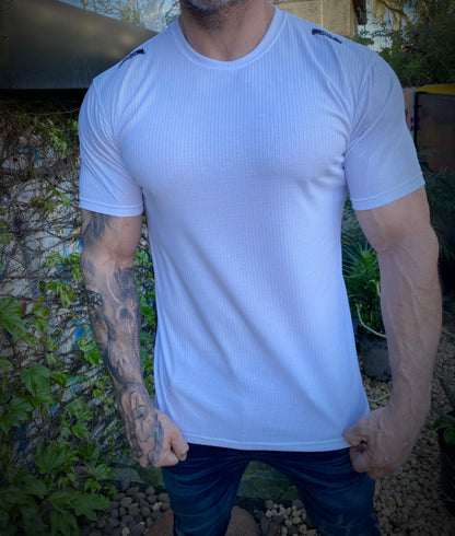 Camiseta Canelada White