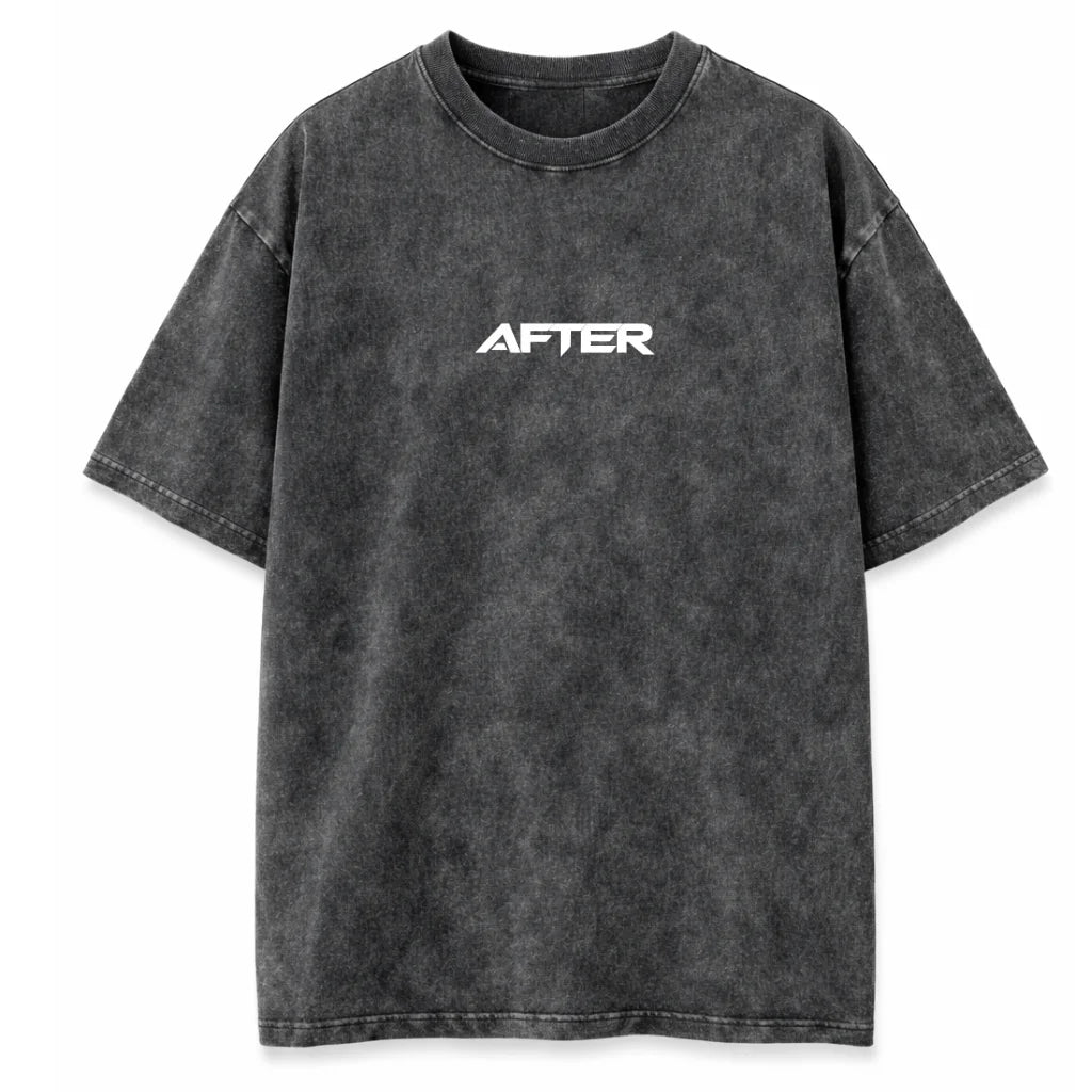 CAMISETA BORIS BREJCHA OVERSIZED PRETA ESTONADA AFTER
