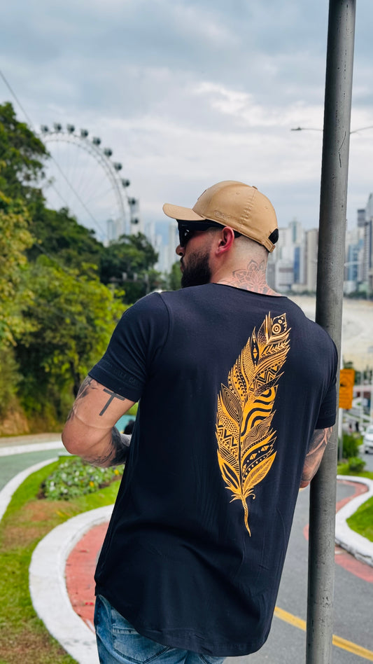 Camiseta Cali Feather Gold