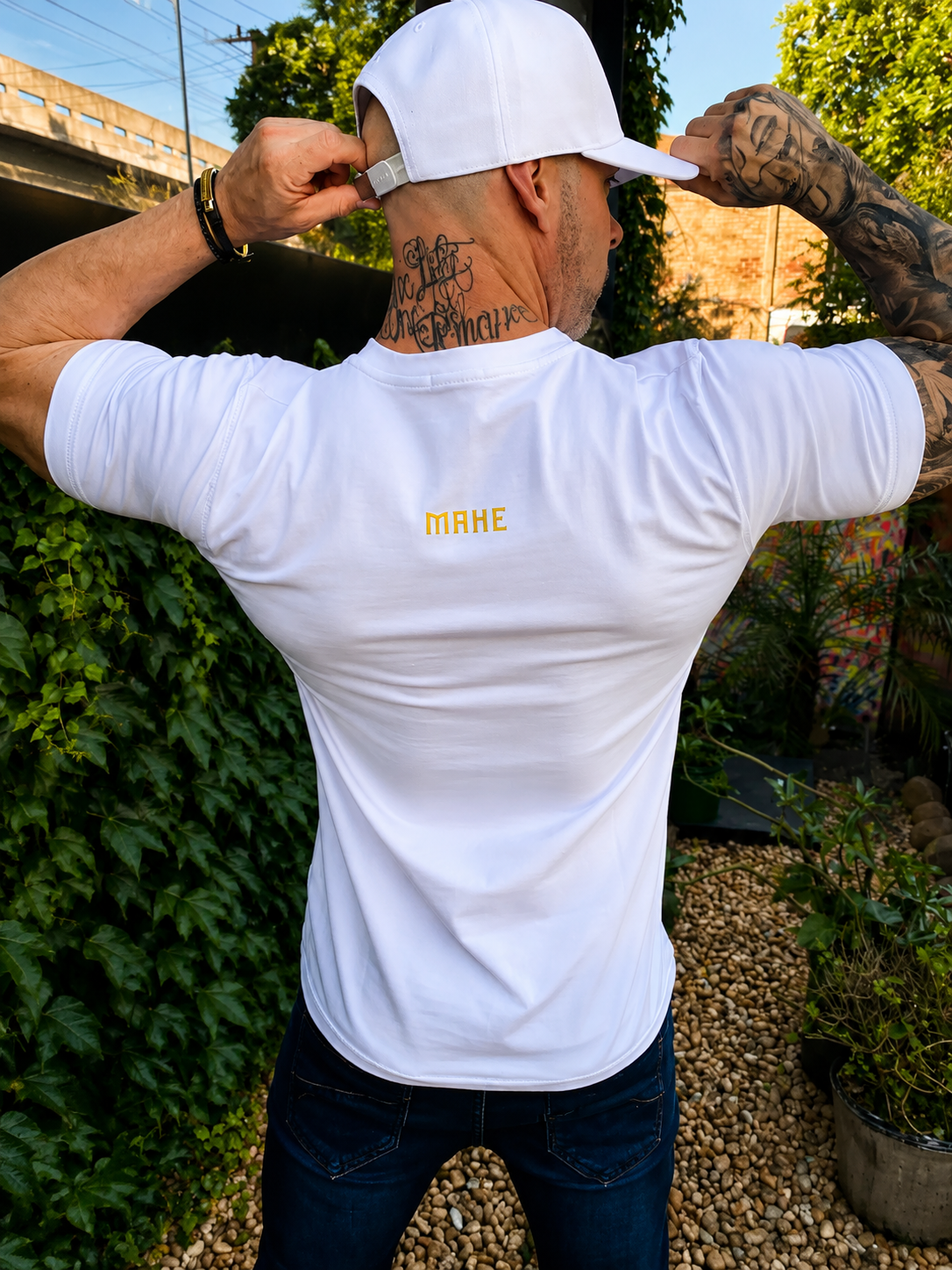 Camiseta Mahe White Yellow