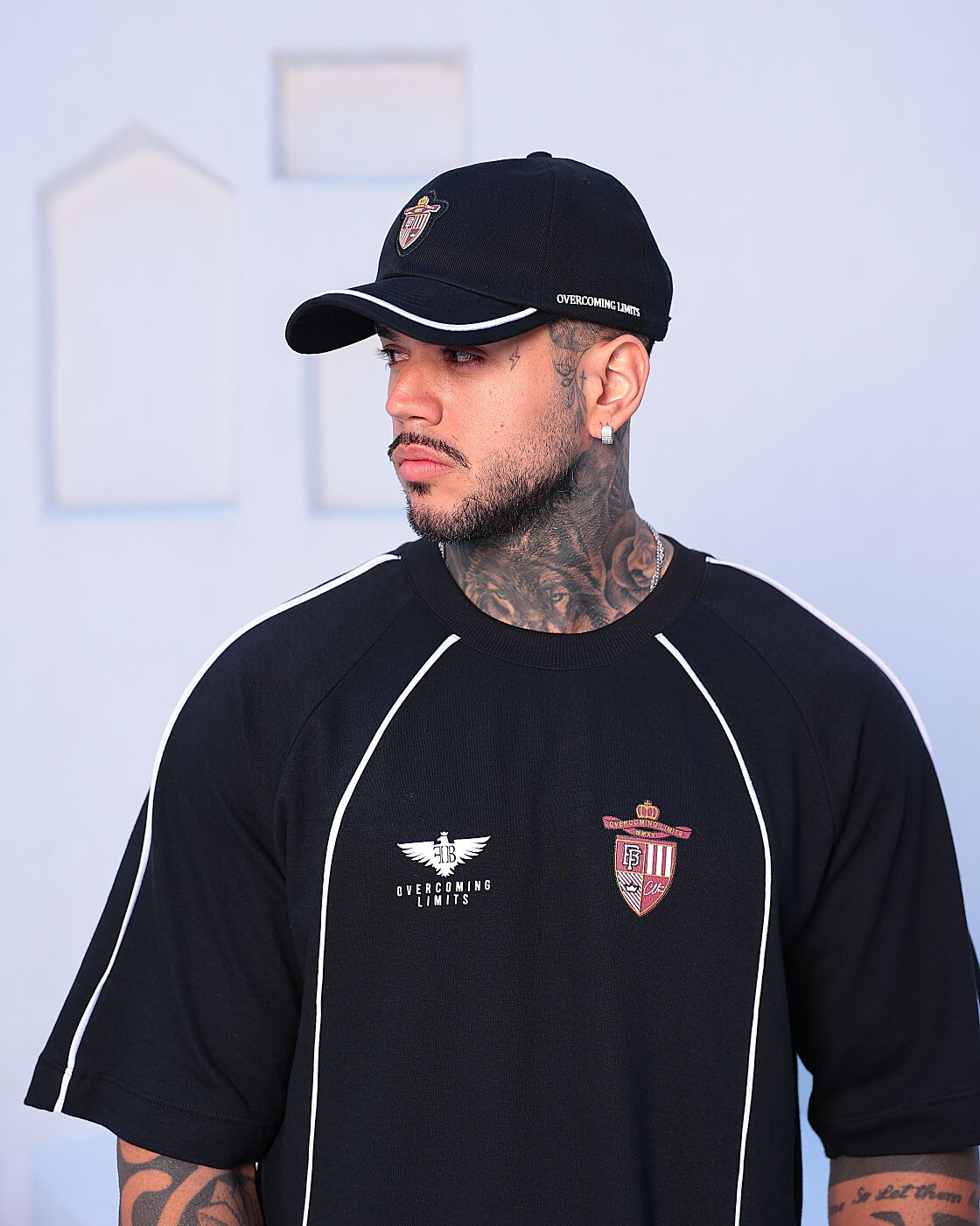 CONJUNTO OVER VIVO BRASÃO PRETO